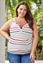 Picture of PLUS SIZE TANK TOP STRIPED